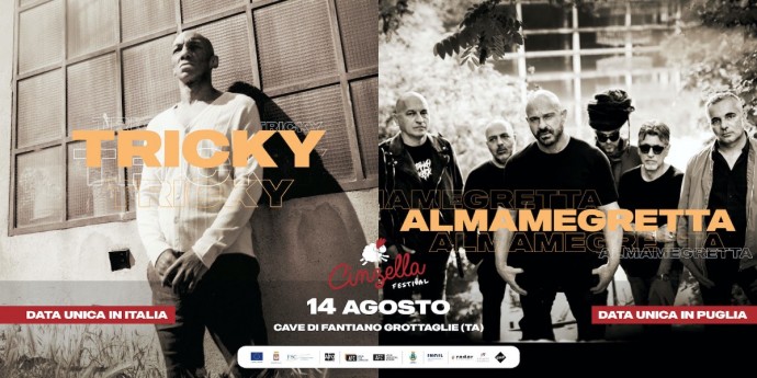 Cinzella: Tricky e Almamegretta il 14 agosto, La Rappresentante di Lista e La Femme il 13 al festival di Michele Riondino